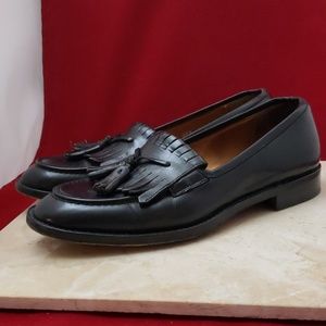 Polo Ralph Lauren Men's Black Tassel Loafers Size 6.5 EE